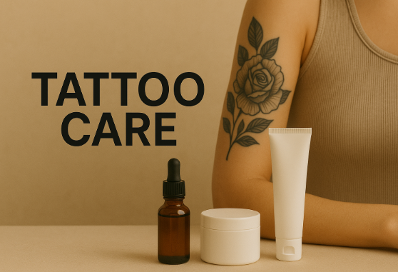 Selección curada de las mejores cremas y bálsamos para el cuidado de tatuajes nuevos Lienzo de piel tatoo care