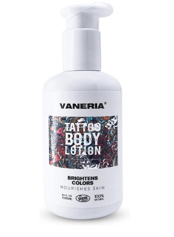 VANERIA Aftercare Tatuajes Crema Hidratante para cuidado de tatuajes